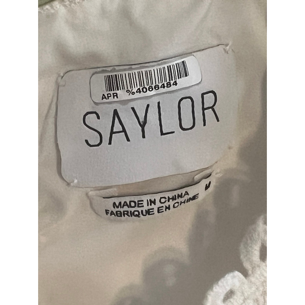 Anthropologie Saylor White Lace Bernie Top and Skirt Set - Picture 7 of 11